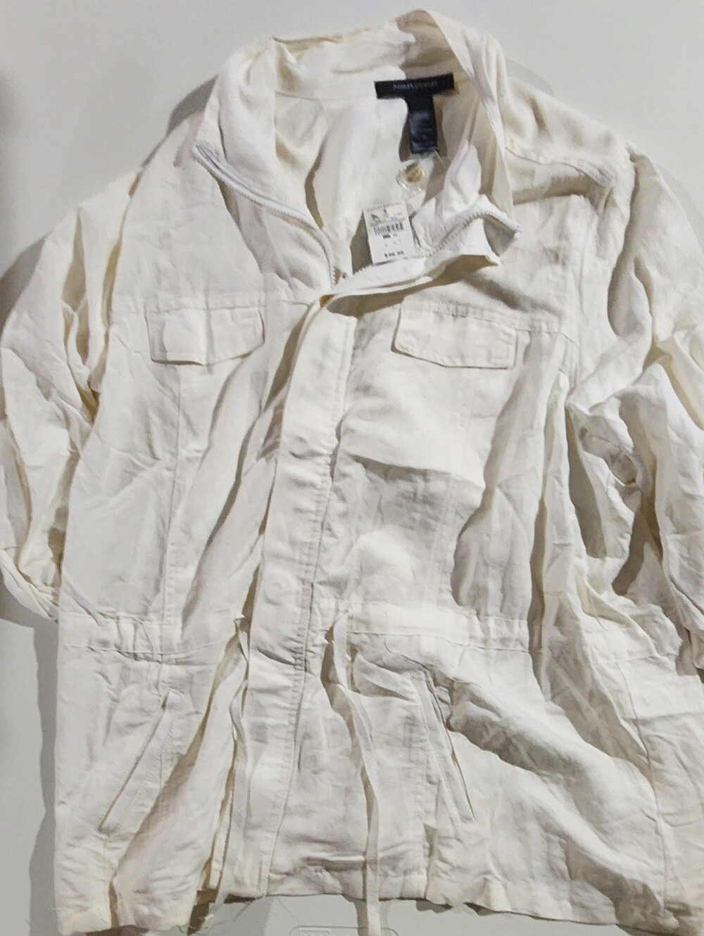 Ashley Stewart Lightweight Shacket Zip Up Button Up Size 22